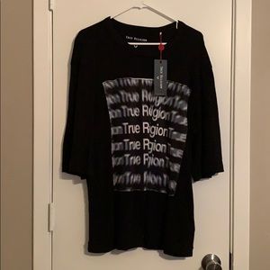 True Religion SS Oversized 3D Tee